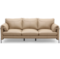 Half Leather Sofa 3487