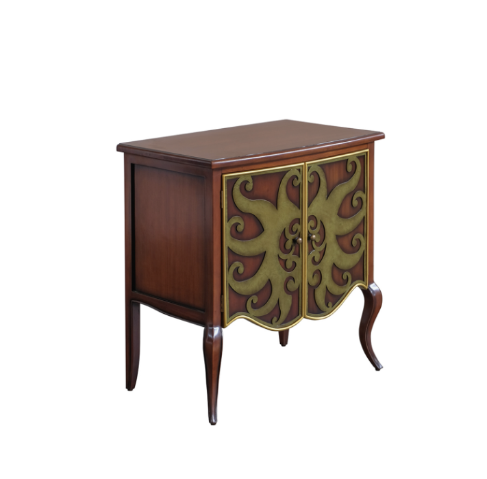 Taylor Drink Cabinet With Sun Carving SF06