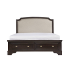 Lyon Upholstered Bed with 2 drawers