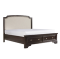 Lyon Upholstered Bed with 2 drawers