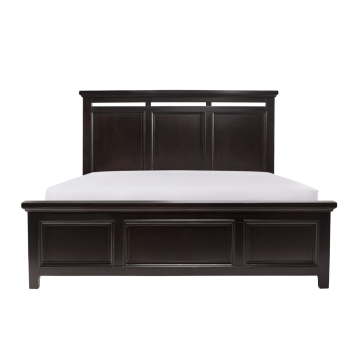 Lyon Wooden High Footboard Bed