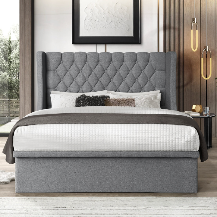 XH8421 Parma Queen Storage Bed