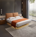 Aurelia 8709#A Leather Bed Frame