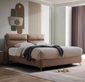 Milano 8711#B Leather Bed Frame