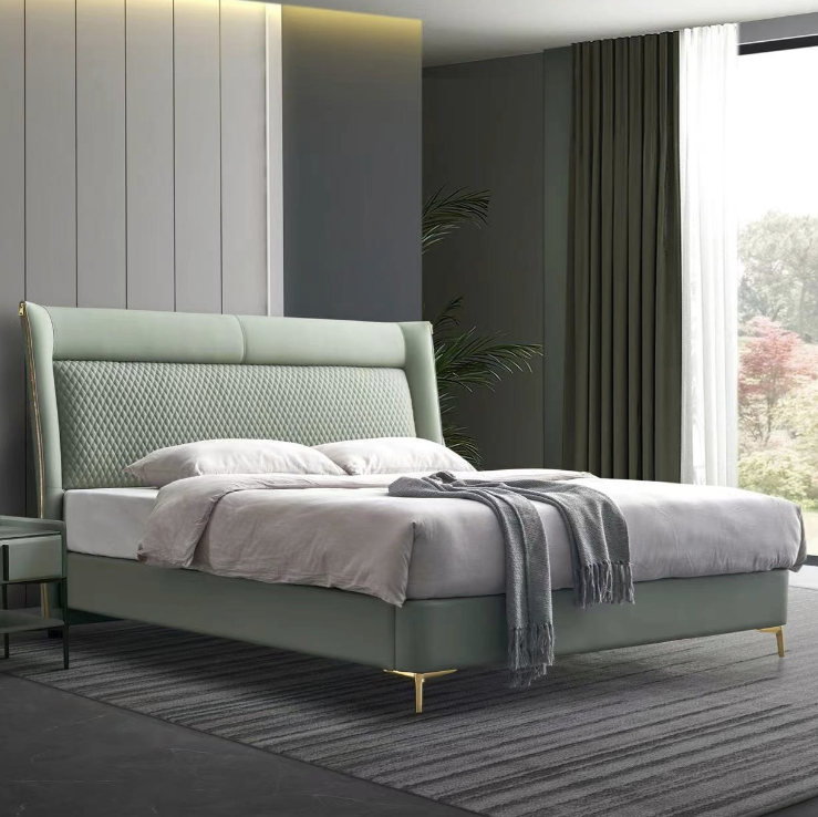 Palermo 8686#A Leather Bed Frame