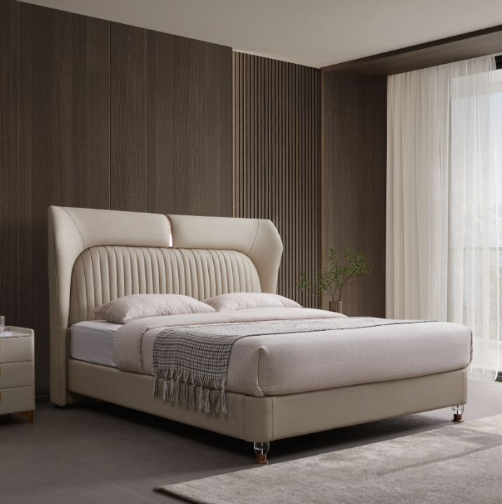 Ravello 2316#S Leather Bed Frame
