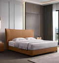 Roma ZL2311#B Leather Bed Frame