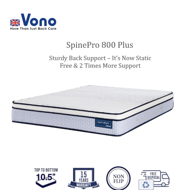 Vono SpinePro 800 Plus - 10.5" Mattress Only
