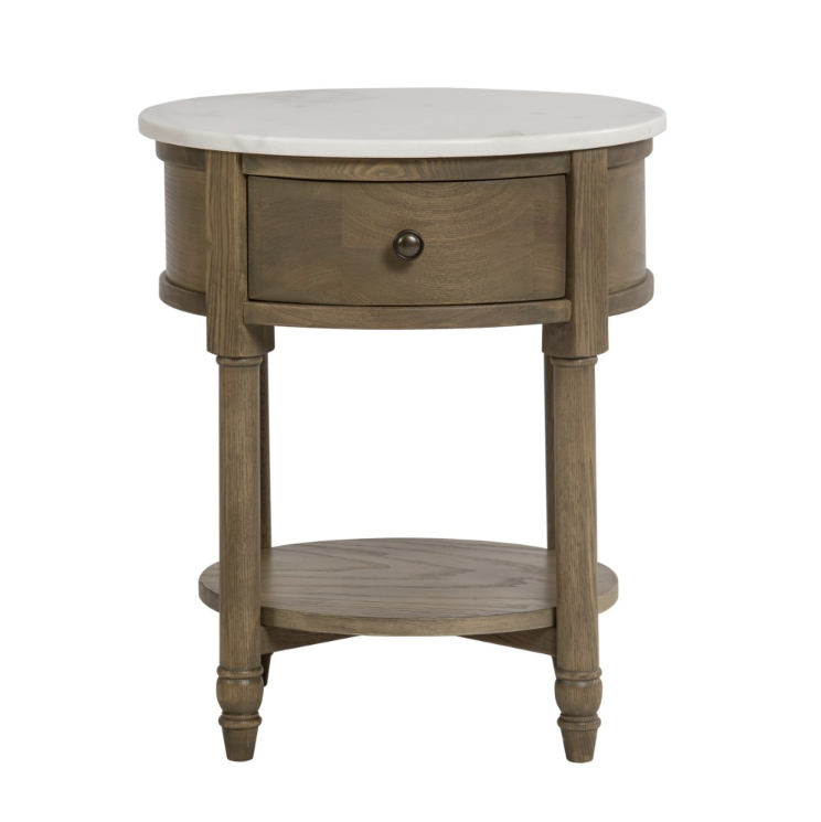 Louis Marble Top Night Table HH204-CD02