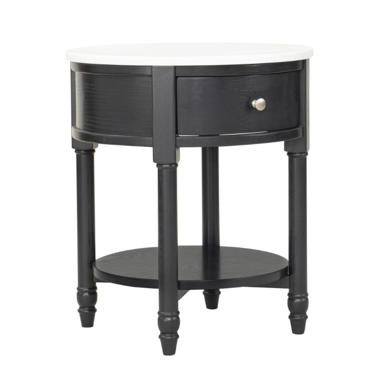 Louis Marble Top Night Table HH204-CD02