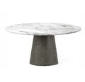 Herman Marble Top Round Dining Table 1.25m