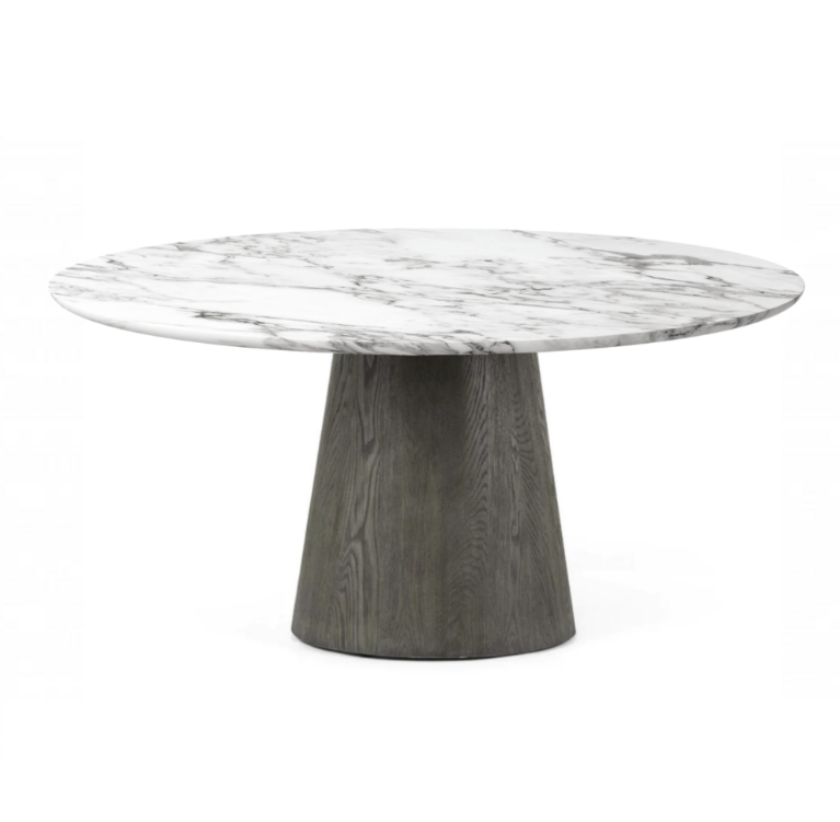 Herman Marble Top Round Dining Table 1.25m