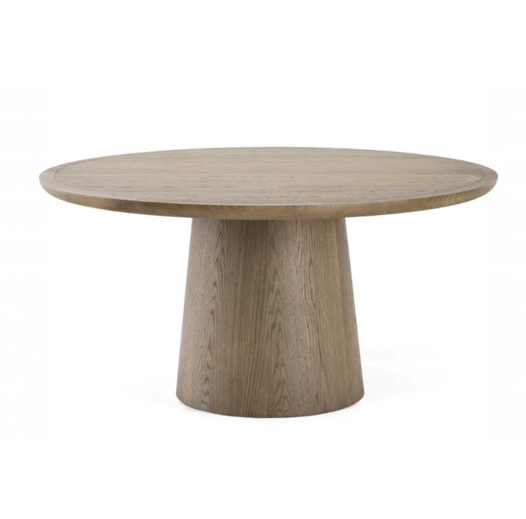 Herman Wooden Top Dining Table 1.25m