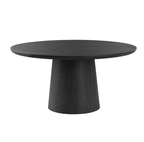 Herman Wooden Top Dining Table 1.25m