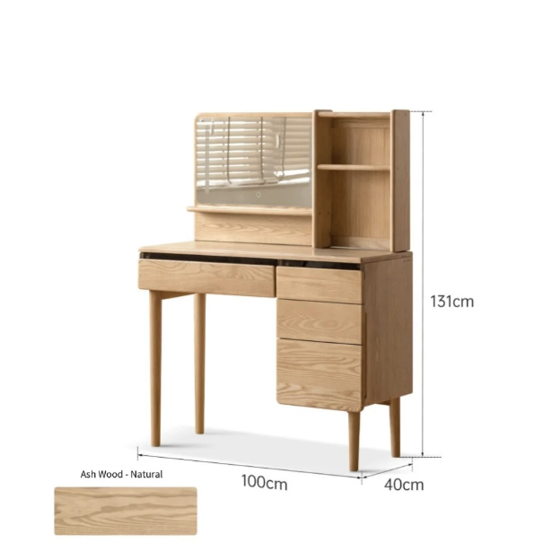 Eileen Solid Wood Vanity Table