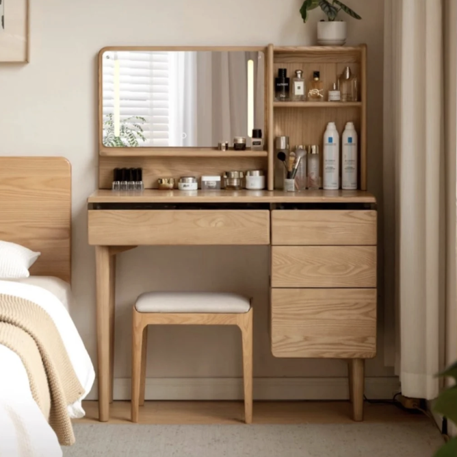 Eileen Solid Wood Vanity Table