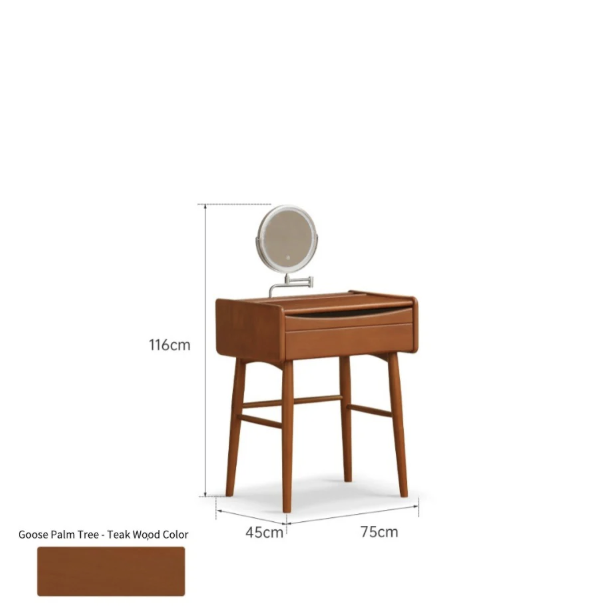 Tulip Solid Wood Vanity Table