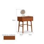 Tulip Solid Wood Vanity Table