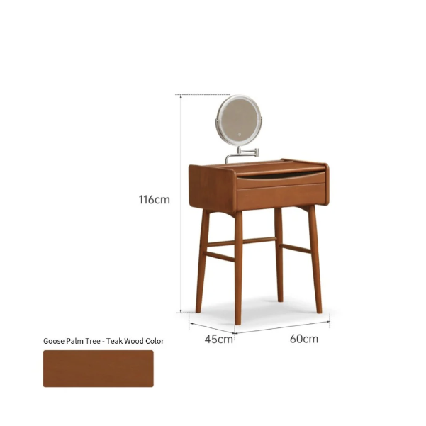 Tulip Solid Wood Vanity Table