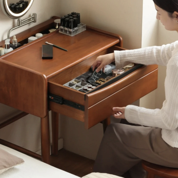 Tulip Solid Wood Vanity Table