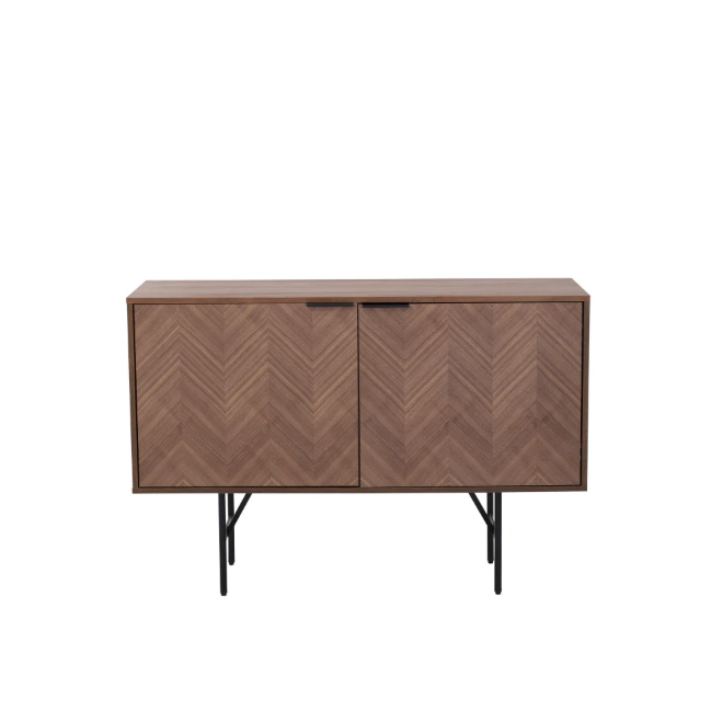 Zoe Chevron Veneer Pattern Sideboard