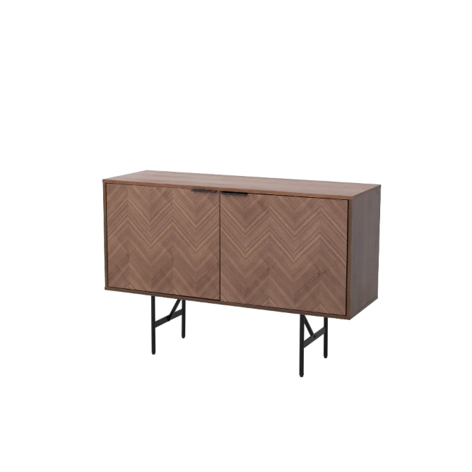 Zoe Chevron Veneer Pattern Sideboard