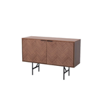 Zoe Chevron Veneer Pattern Sideboard