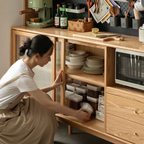Takara Solid Wood High Cabinet