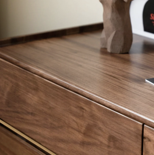Enoch Walnut Wood Chest of Drawers
