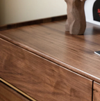 Enoch Walnut Wood Chest of Drawers