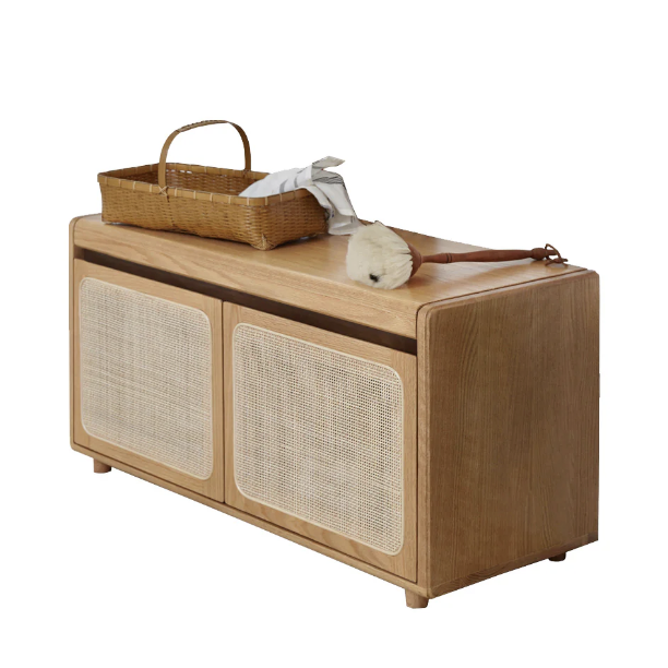 Yuri Rattan Entryway Bench