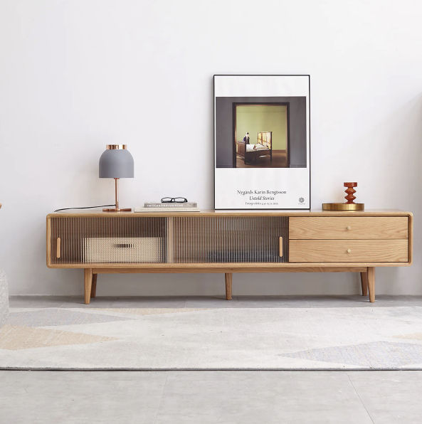 Nori TV Console With Sliding Door