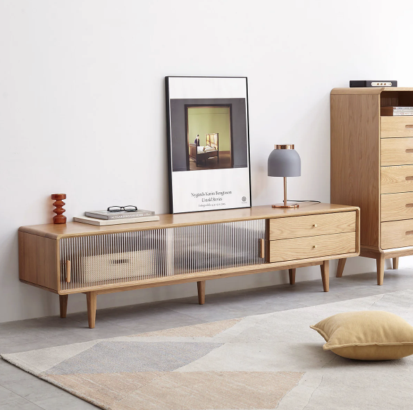 Nori TV Console With Sliding Door