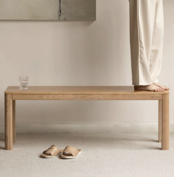 Aiko Solid Wood Dining Bench