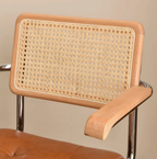 Paige Rattan Swivel Office Chair