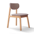 Kei Ash Wood Upholstered Dining Chair