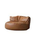 Chris Round Leather Lounge Set