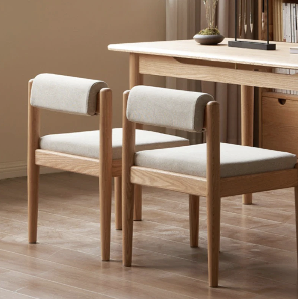 Keith Oak Wood Dining Chair
