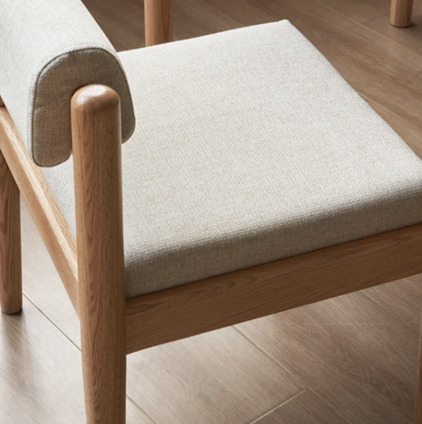 Keith Oak Wood Dining Chair