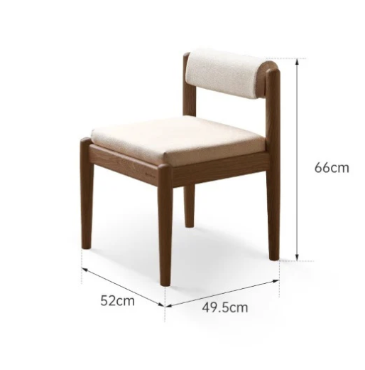 Keith Oak Wood Dining Chair