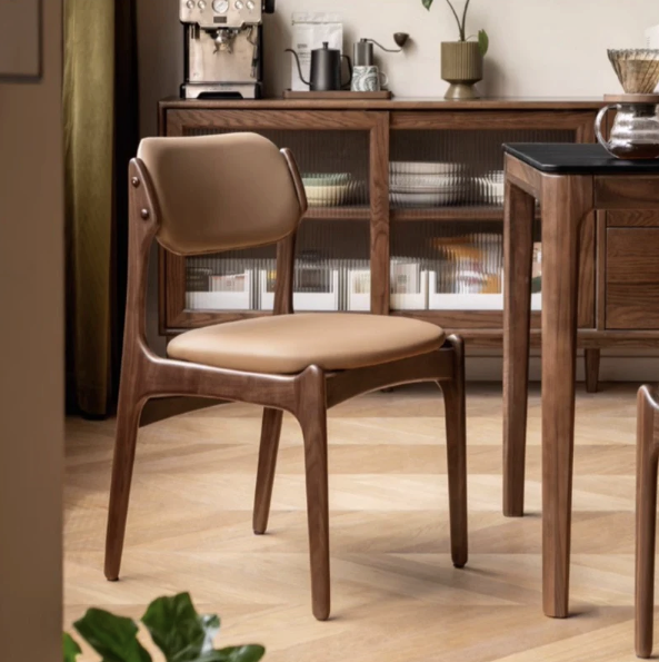Miles Walnut Wood Dining Chair