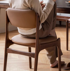 Miles Walnut Wood Dining Chair