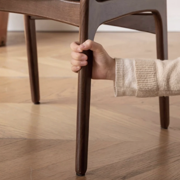 Miles Walnut Wood Dining Chair