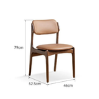 Miles Walnut Wood Dining Chair