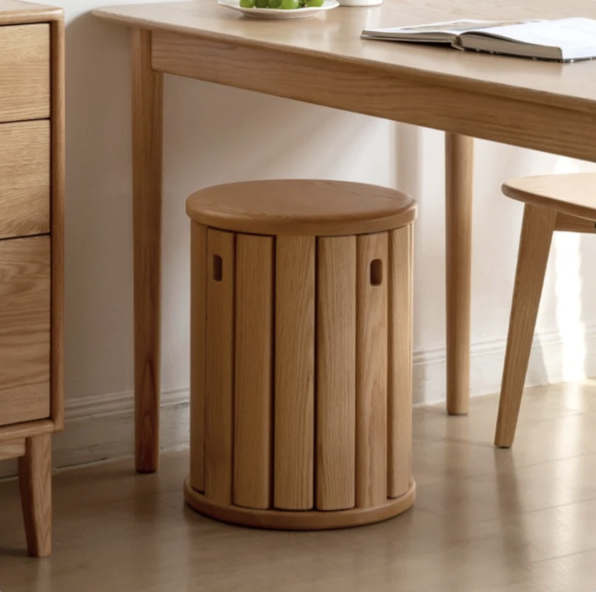 Elliot Stackable Solid Wood Stool