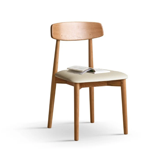 Elise Cherry Wood Dining Chair