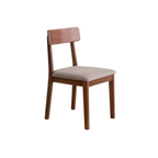 Nadia Walnut Upholstered Dining Chair