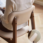 Elias Solid Oak Leather Dining Chair