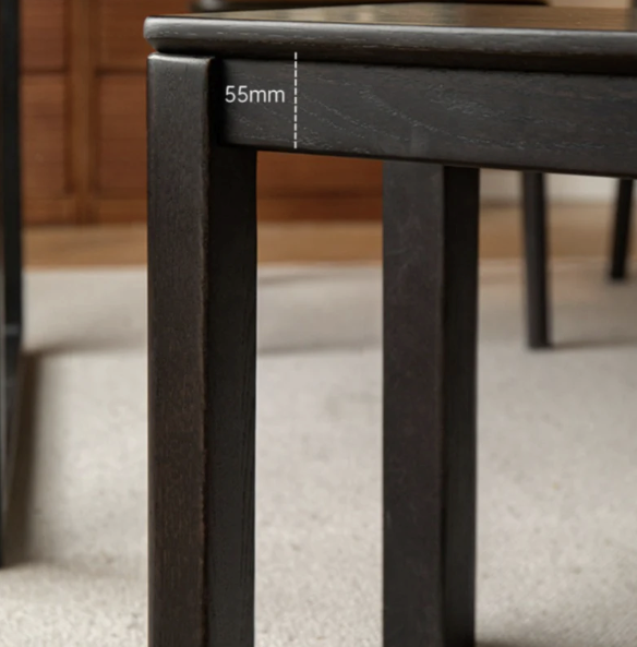 Kuro Solid Wood Dining Bench