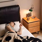 Shinji Solid Wood Bedside Table